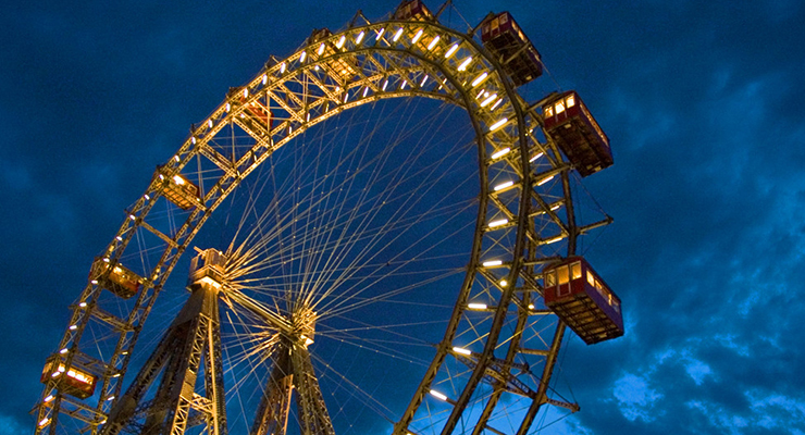 giant ferris wheel.